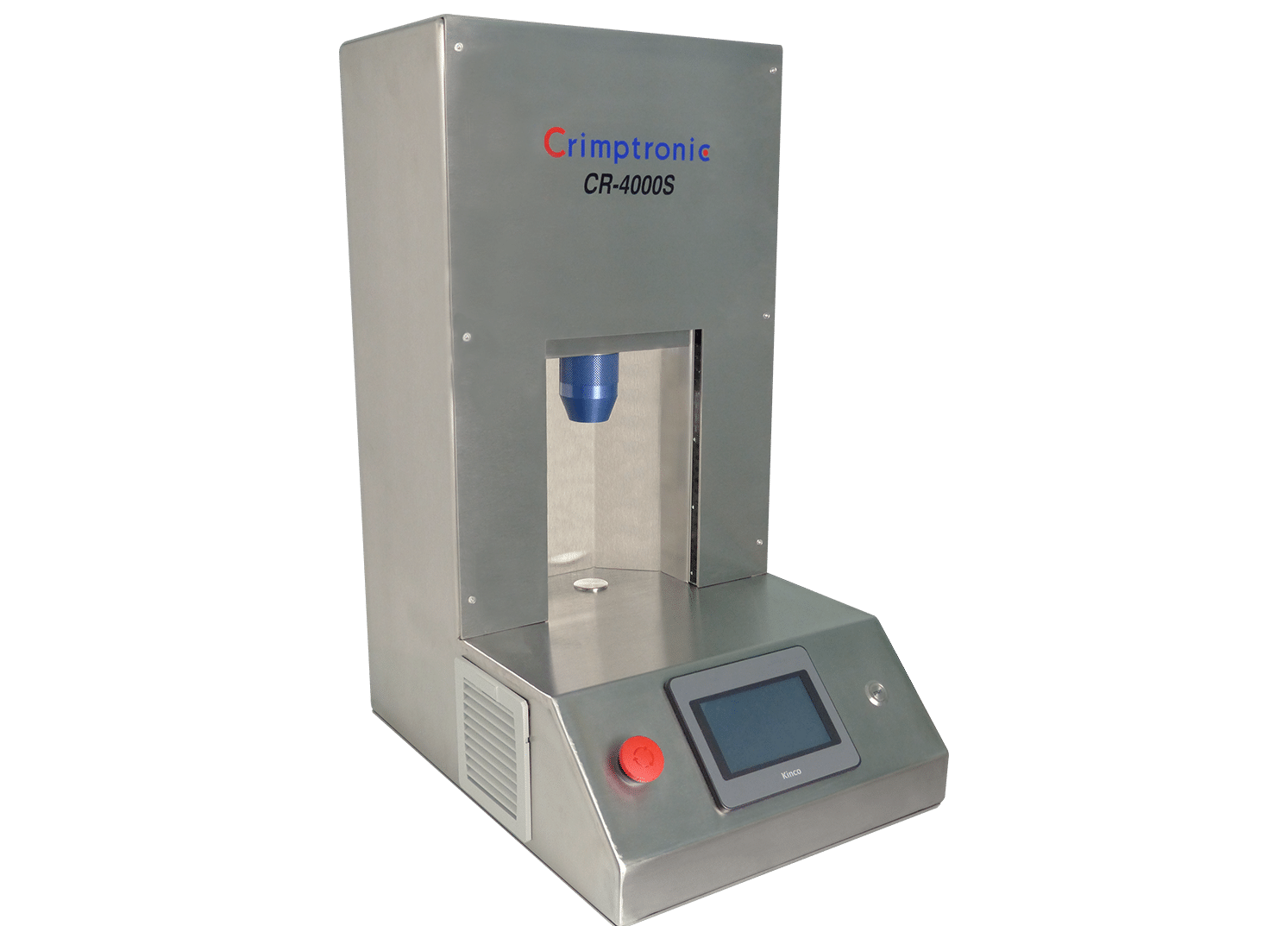 Sertisseuse électrique inox de flacons de laboratoire : CR-4000S