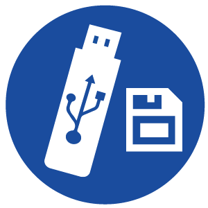 Données de production sauvegardées et exportable USB