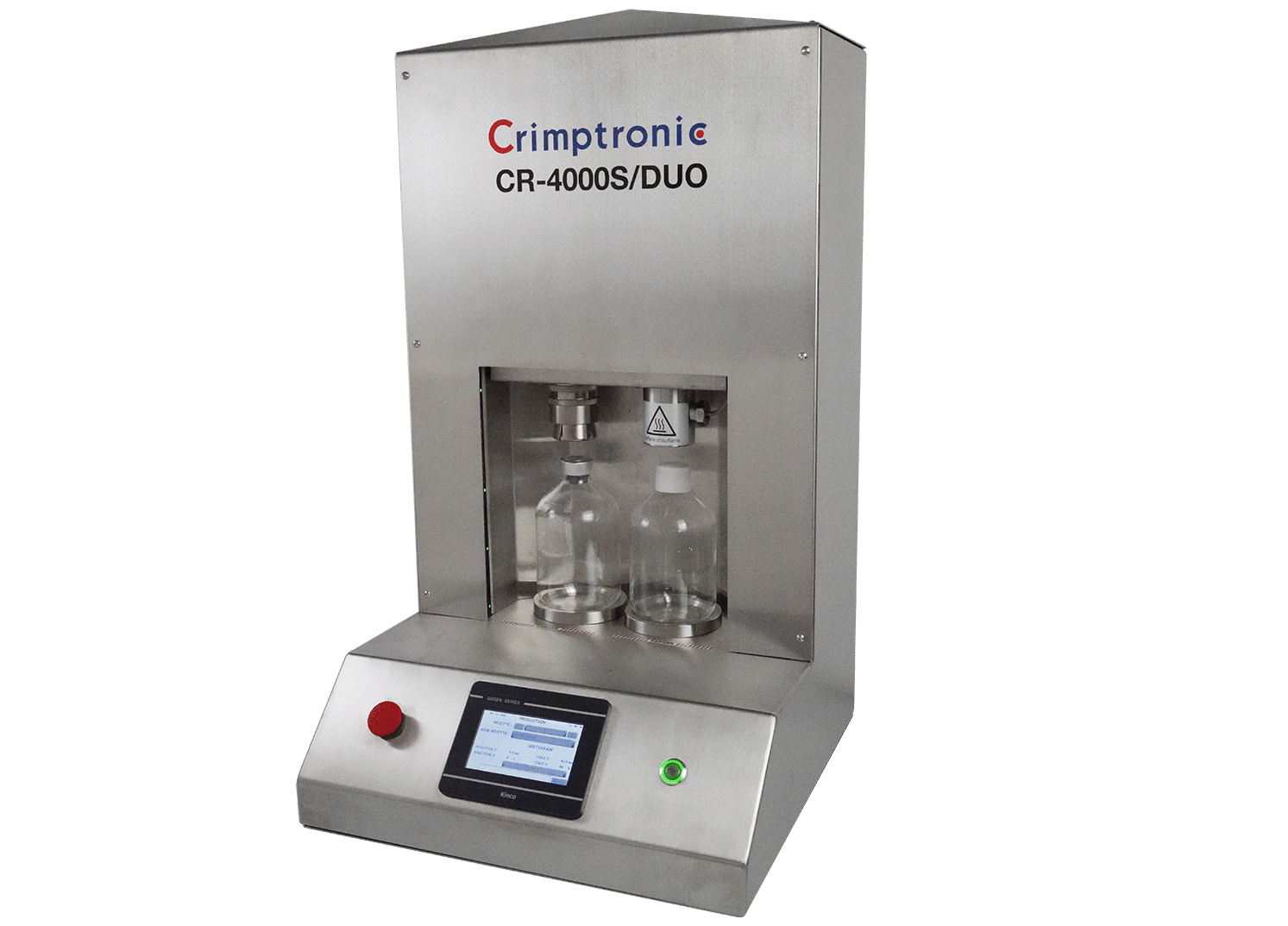 Sertisseuse et thermoformeuse électrique inox pour le laboratoire : CR-4000S/DUO
